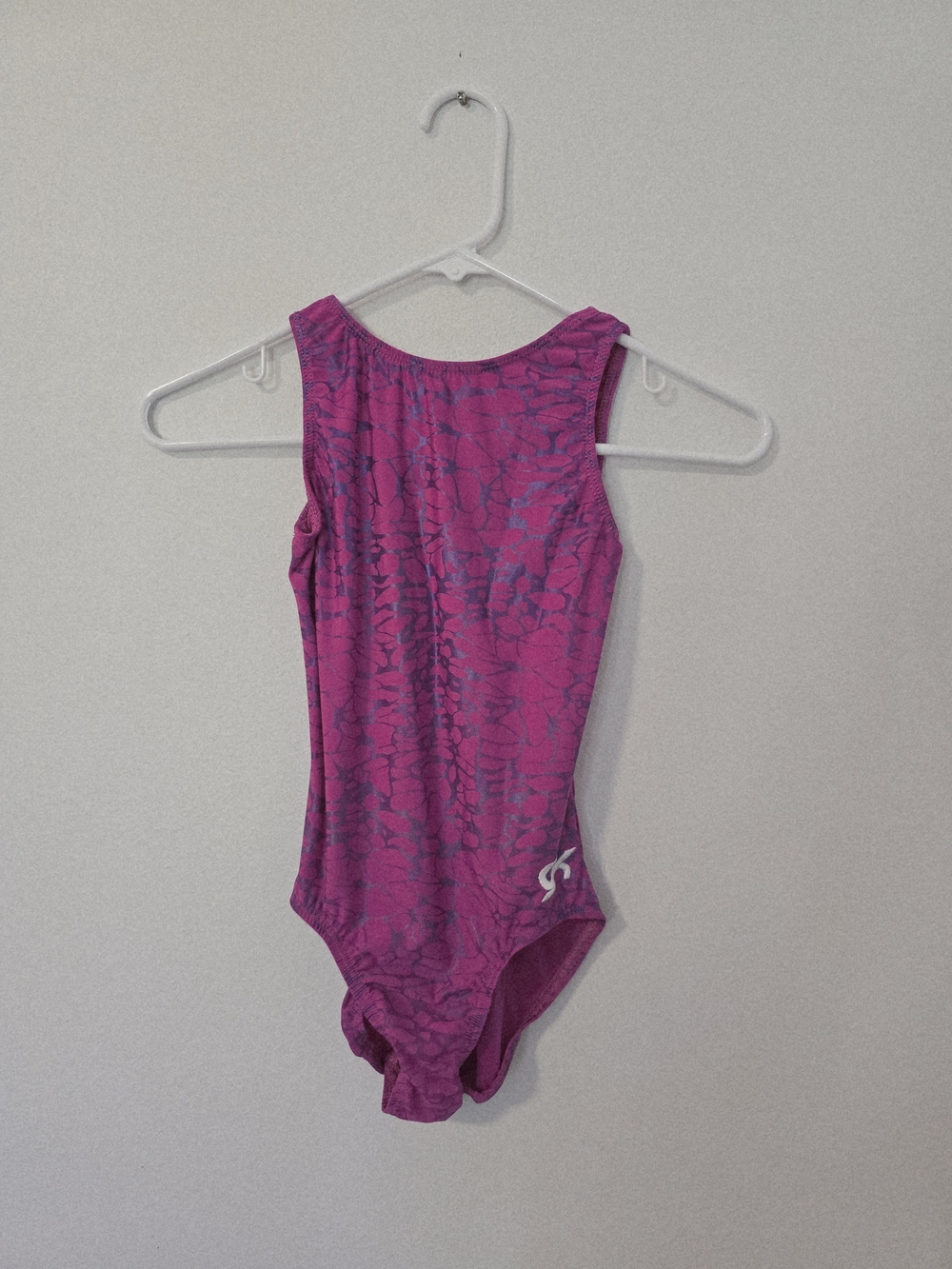 GK Patterned Pink Leotard Shimmer Fabric Gymnastics or Dance AXS
